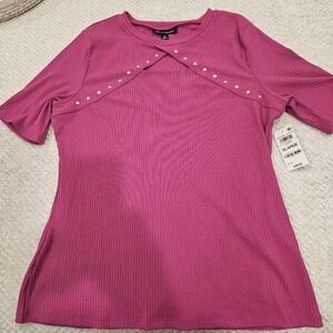 XL INC pink sweater